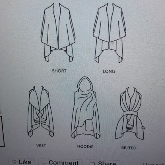 The Look By M. Shawl Vest...ONE Size...New... - Picture 3 of 7